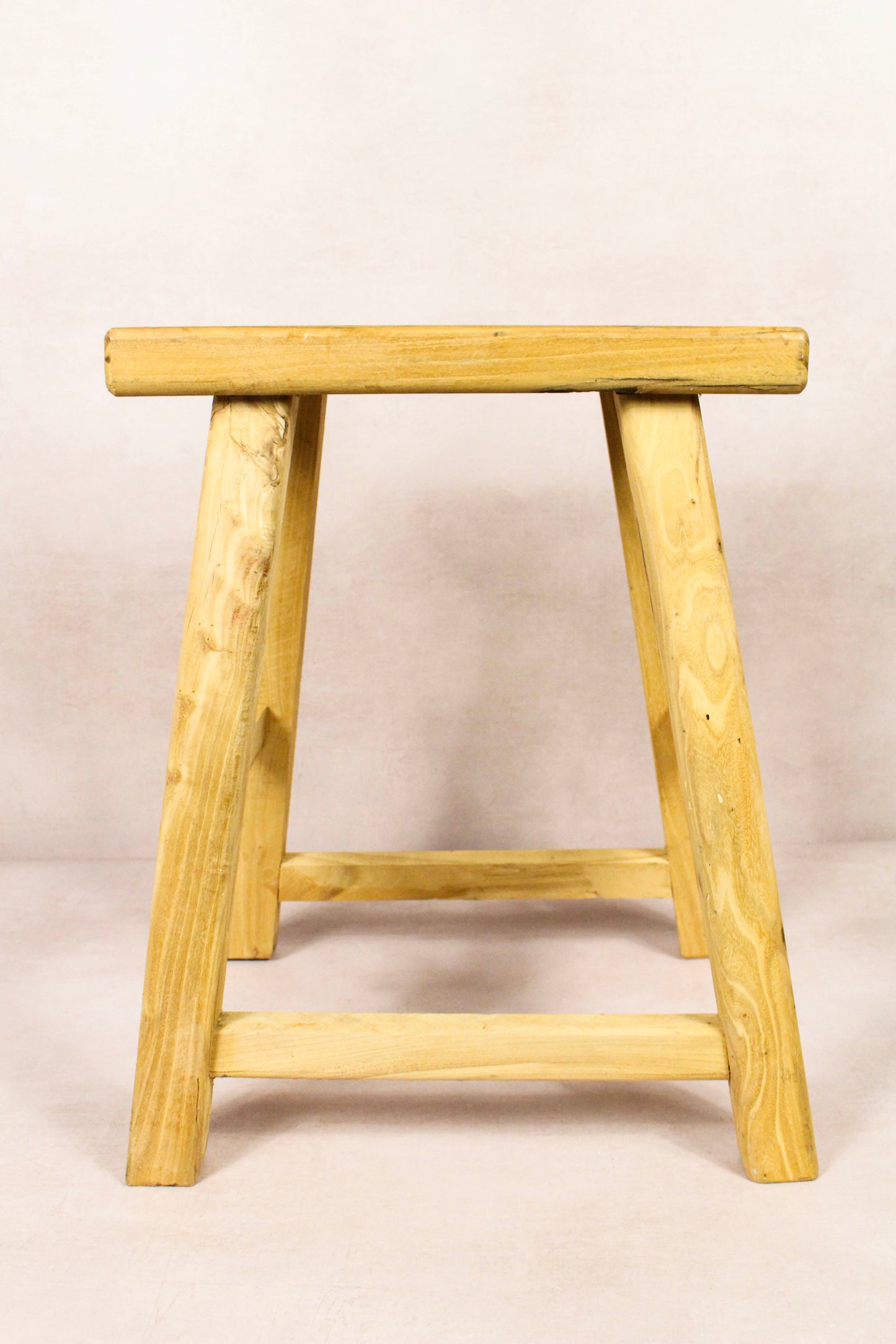 Vintage Rustic Stool - Elm wood - 188