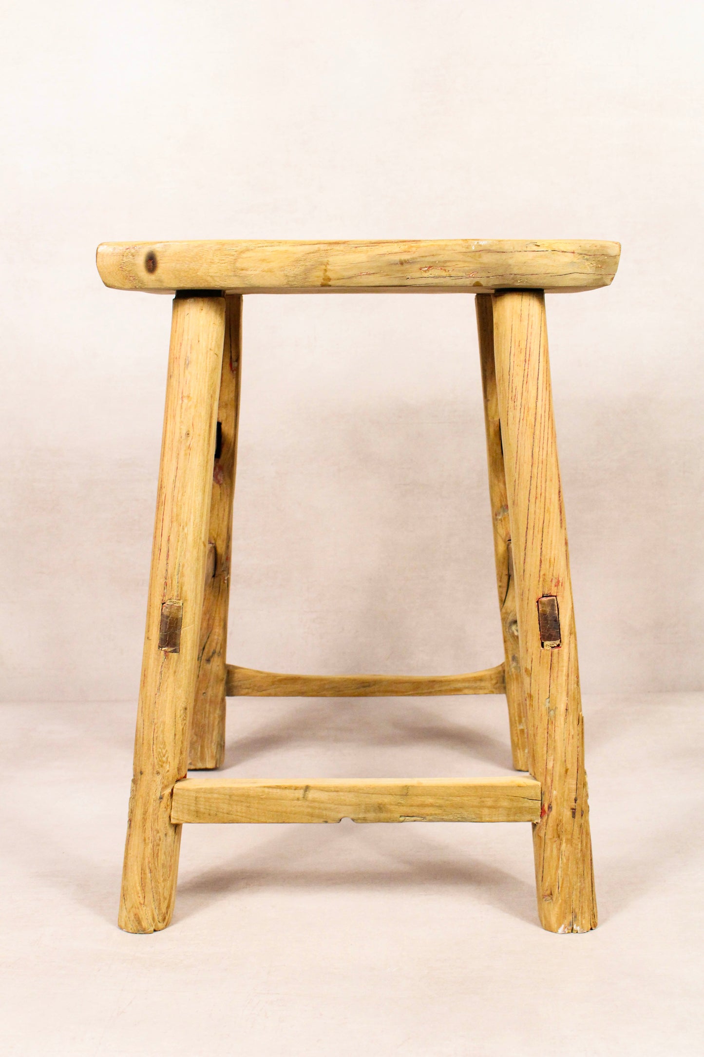 Vintage Rustic Stool - Elm wood - 192