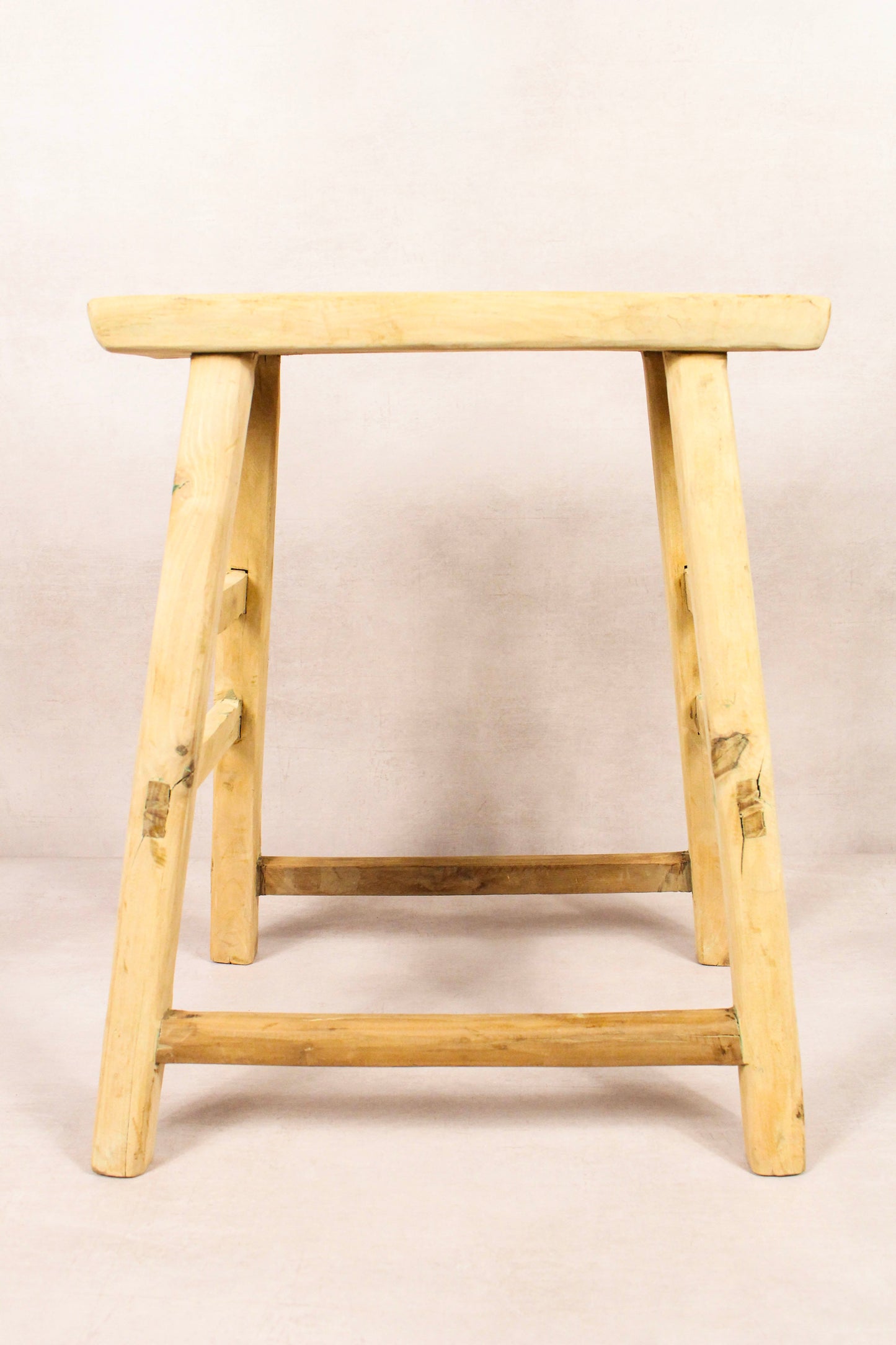 Vintage Rustic Stool - Elm wood - 194