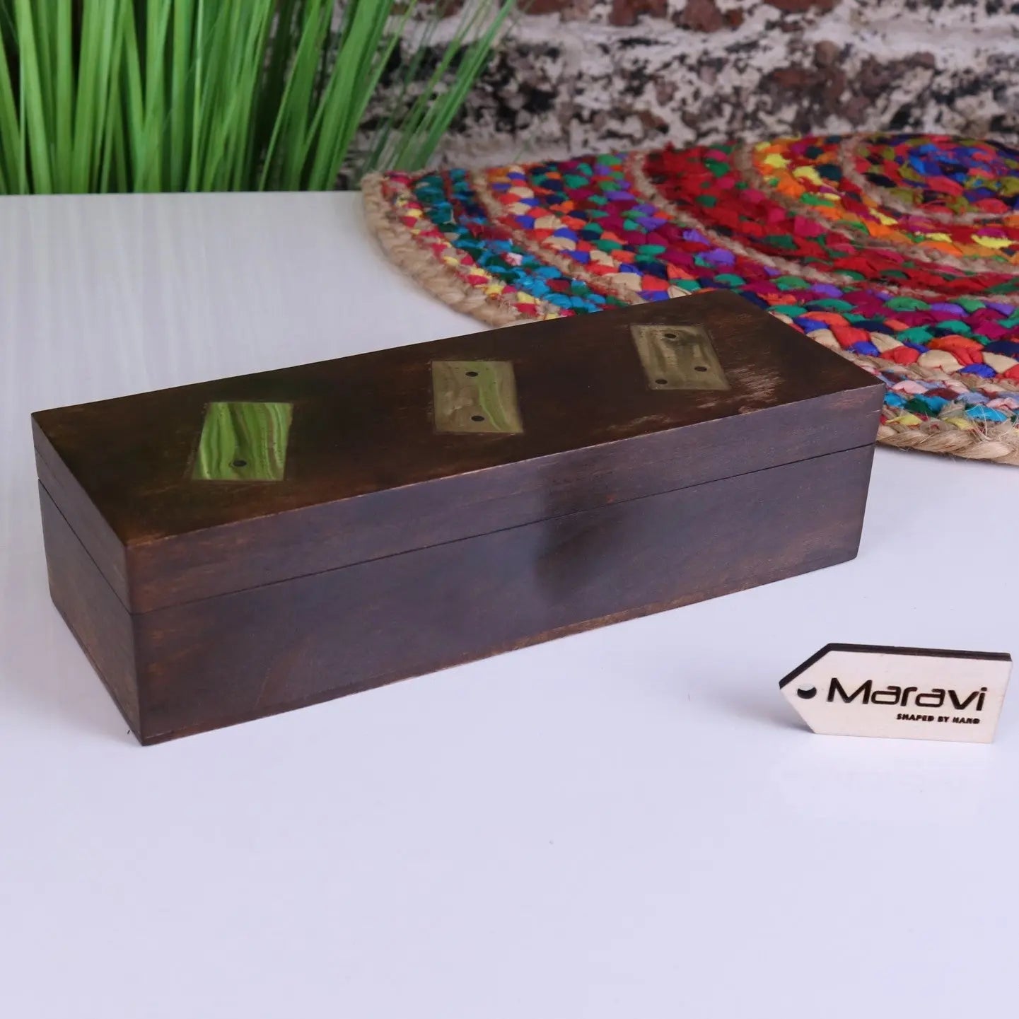 Mera Wooden Domino Set with Storage Box