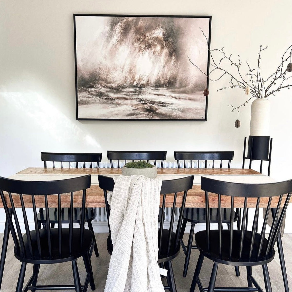 Wilderness Landscape Framed Printed Canvas