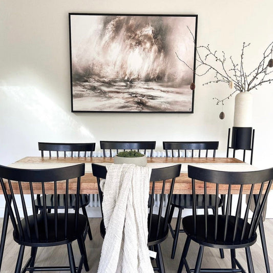 Wilderness Landscape Framed Printed Canvas