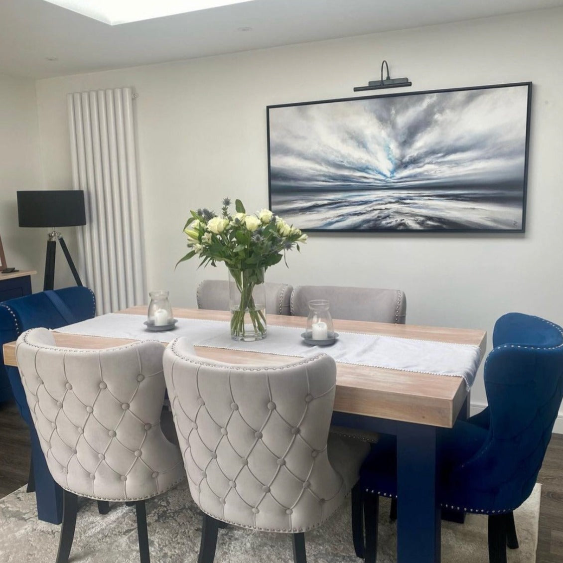 Serenity Panoramic Framed Printed Canvas