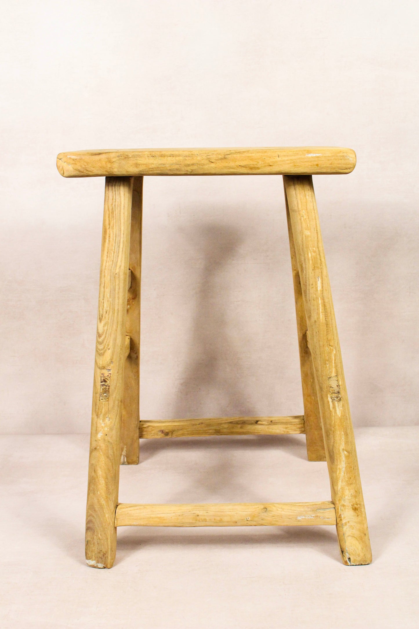 Vintage Rustic Stool - Elm wood - 206