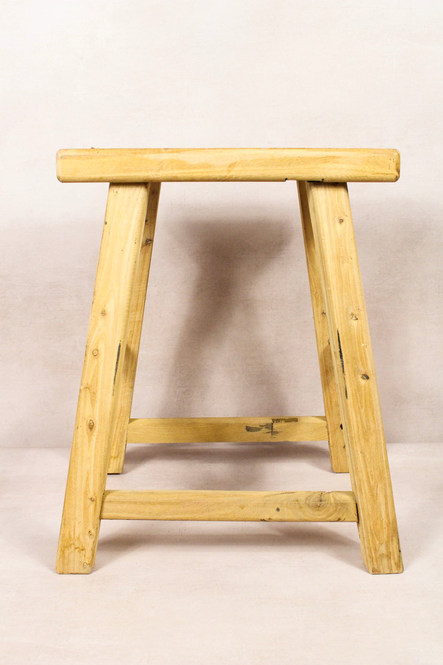 Vintage Rustic Stool - Elm wood - 207