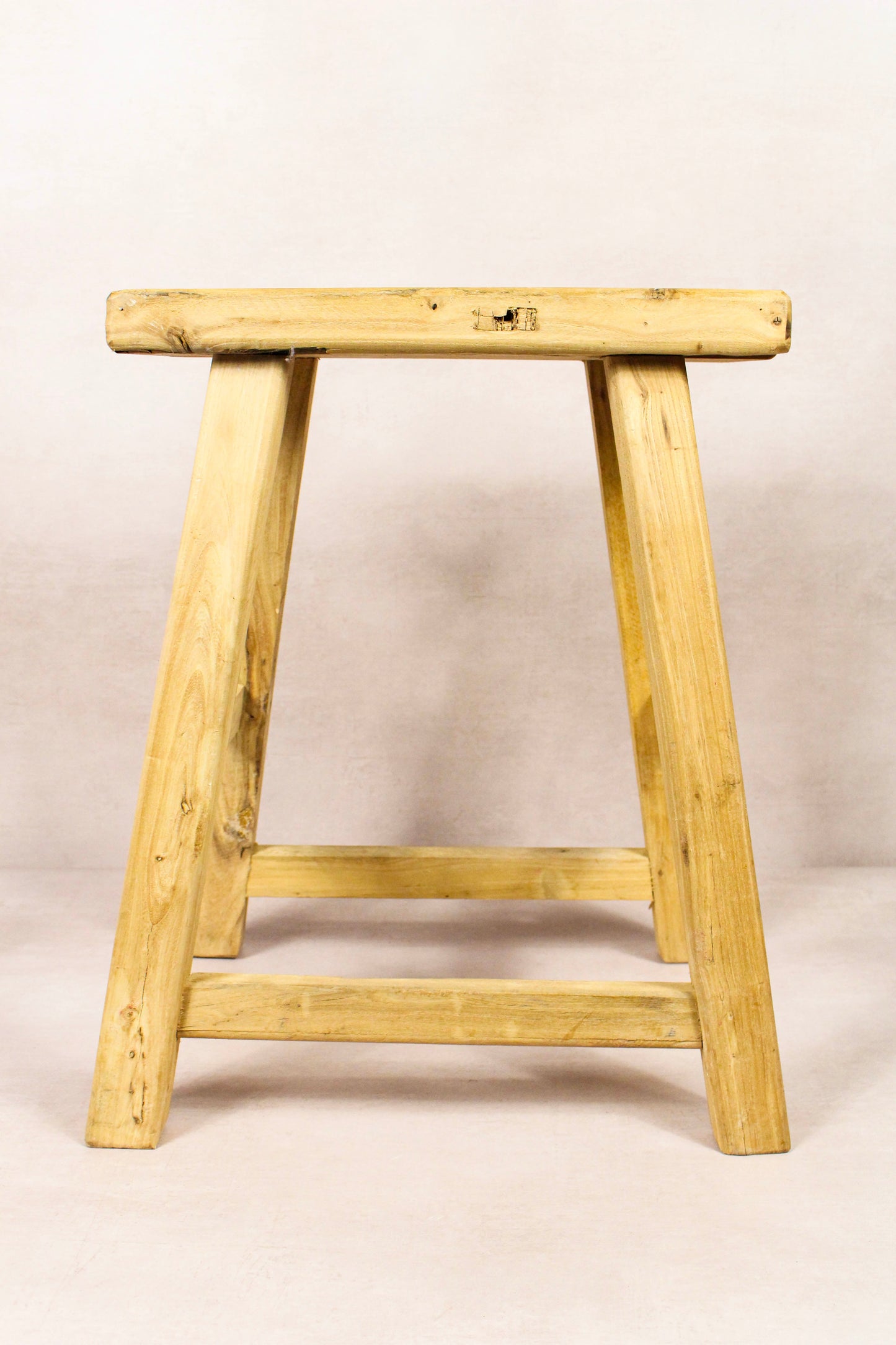Vintage Rustic Stool - Elm wood - 210