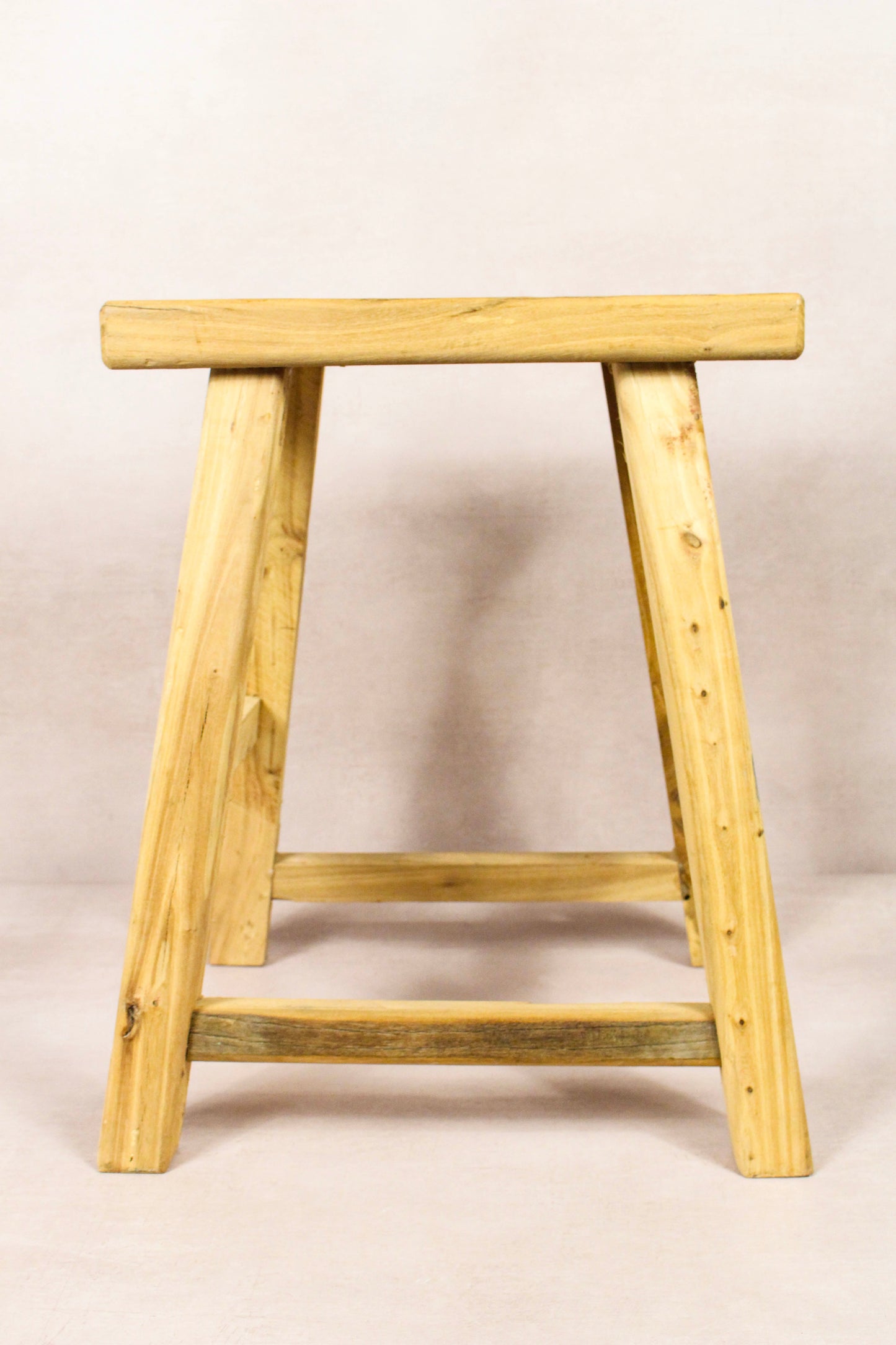 Vintage Rustic Stool - Elm wood - 211