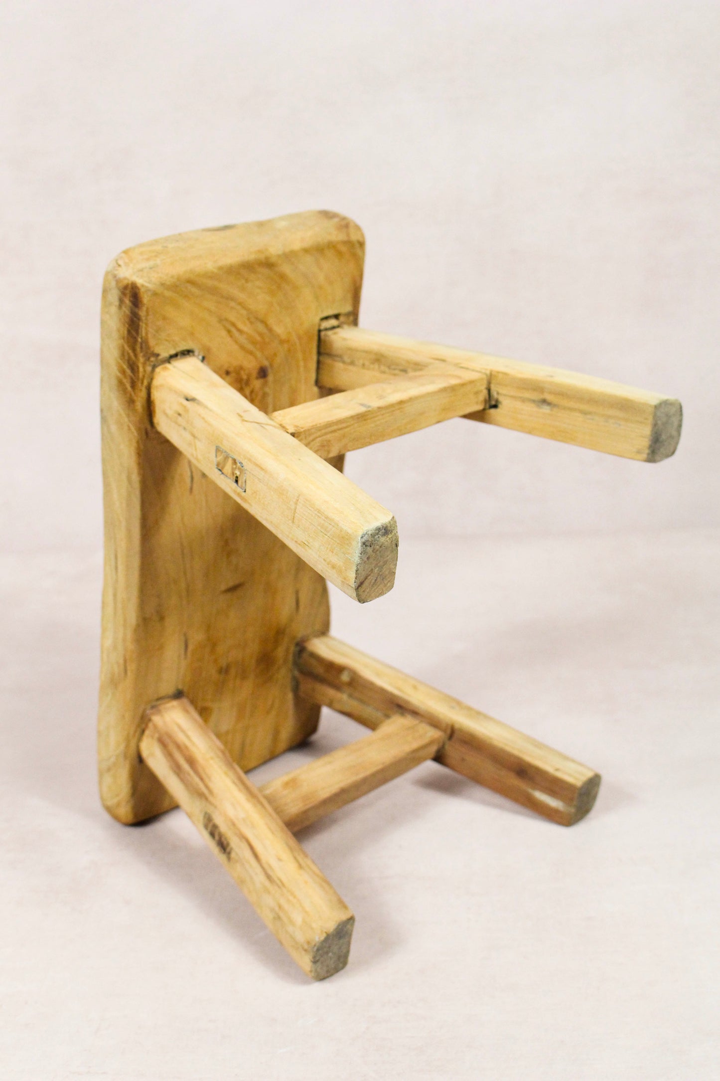 Vintage Rustic Stool - Elm wood - Small - 214