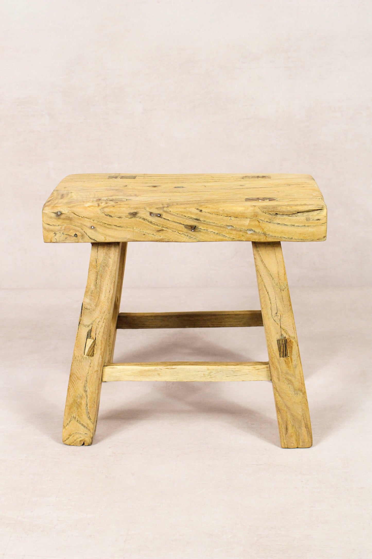 Vintage Rustic Stool - Elm wood - Small - 215