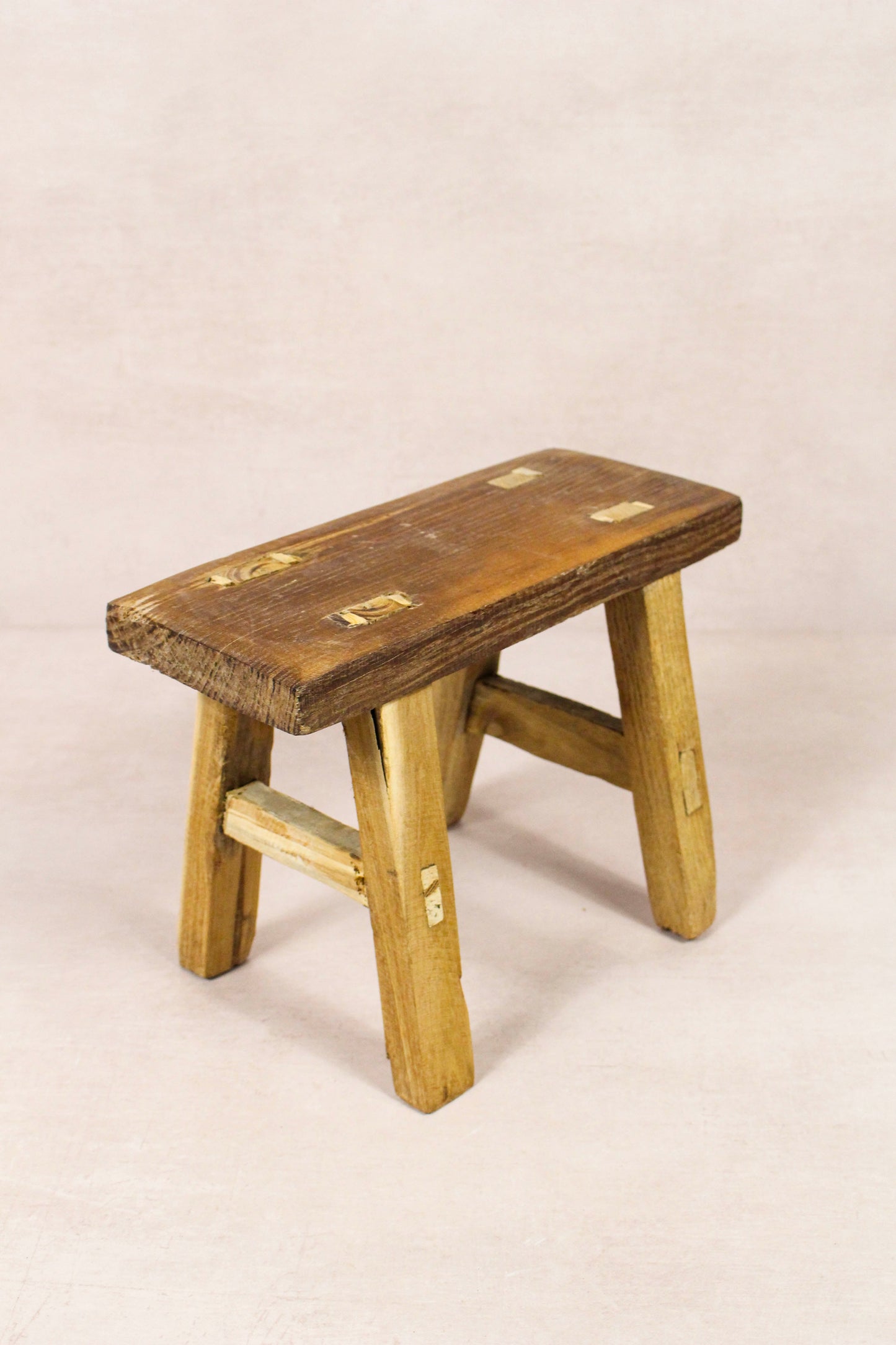 Vintage Rustic Stool - Elm wood - Small - 216