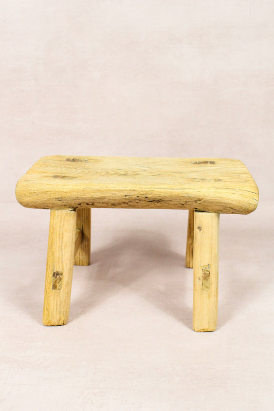 Vintage Rustic Stool - Elm wood - Small - 217