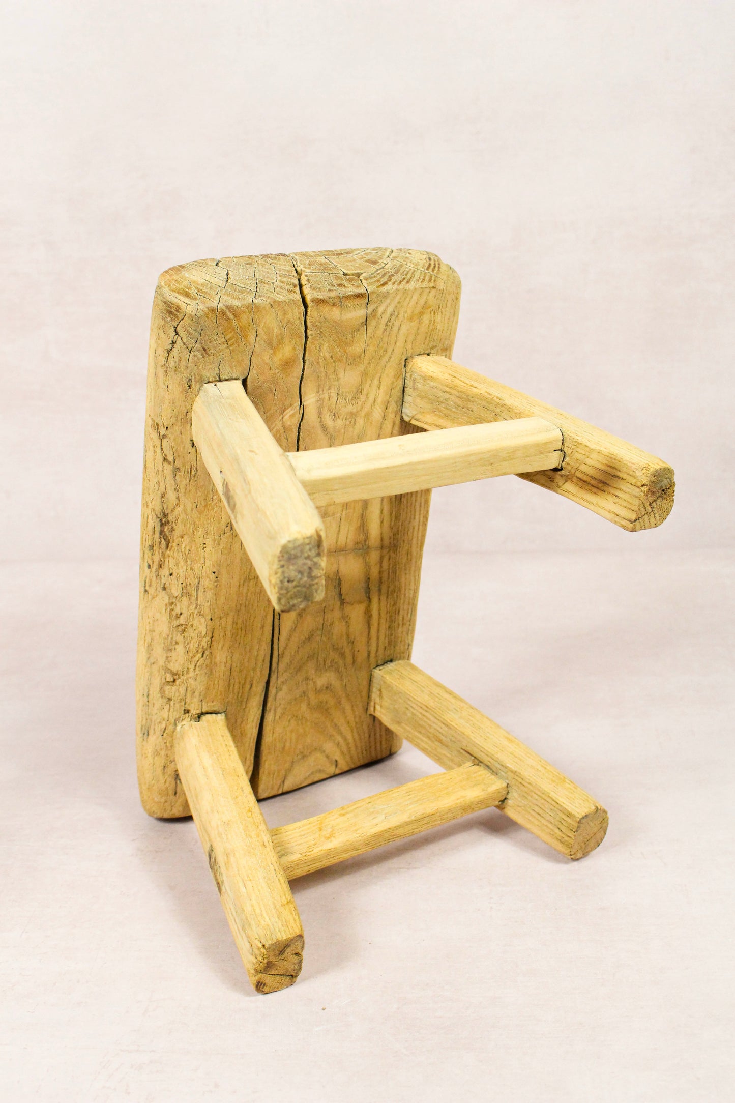 Vintage Rustic Stool - Elm wood - Small - 217