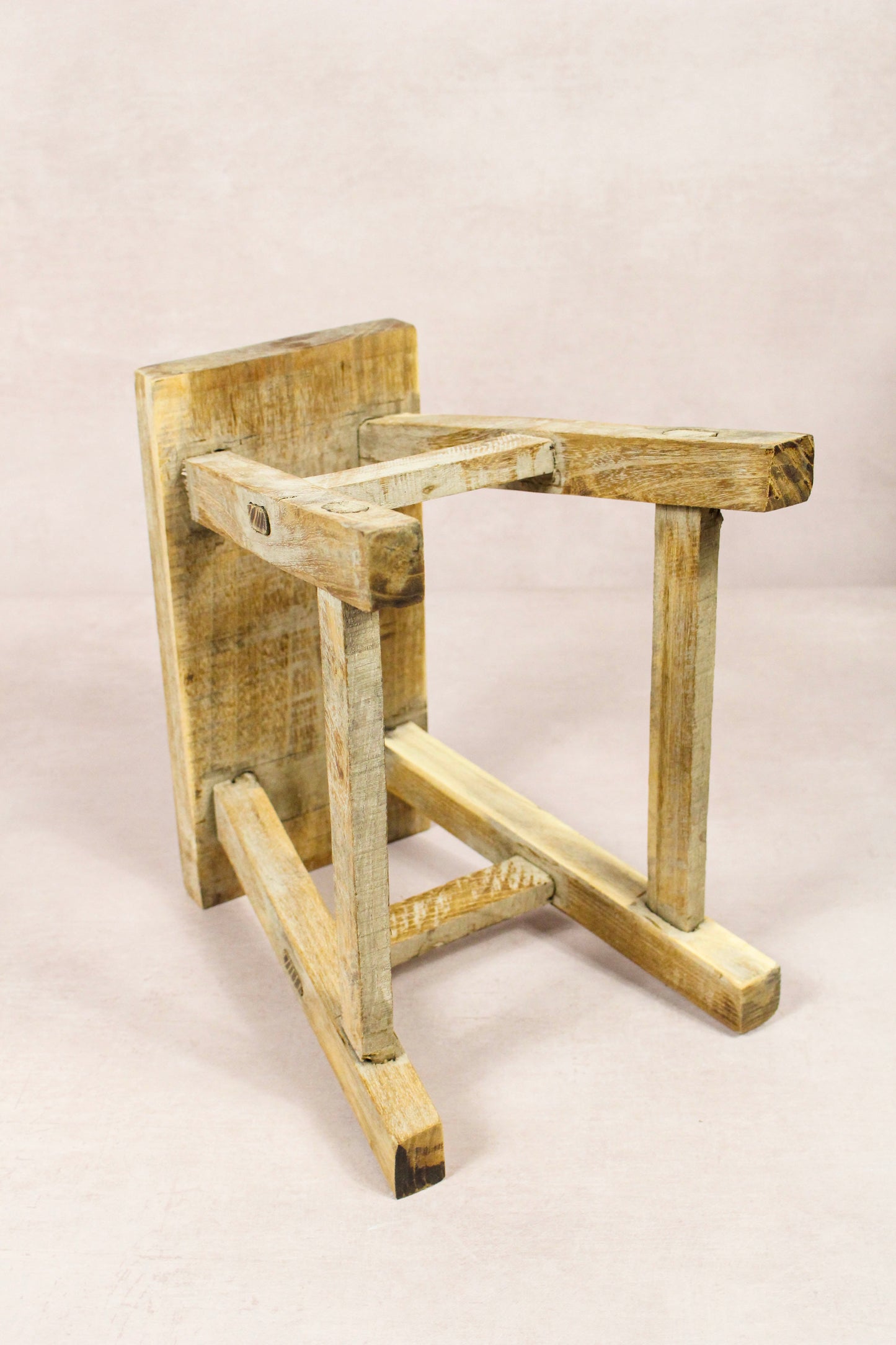 Vintage Rustic Stool - Elm wood - Small - 218