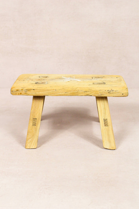 Vintage Rustic Stool - Elm wood - Small - 222