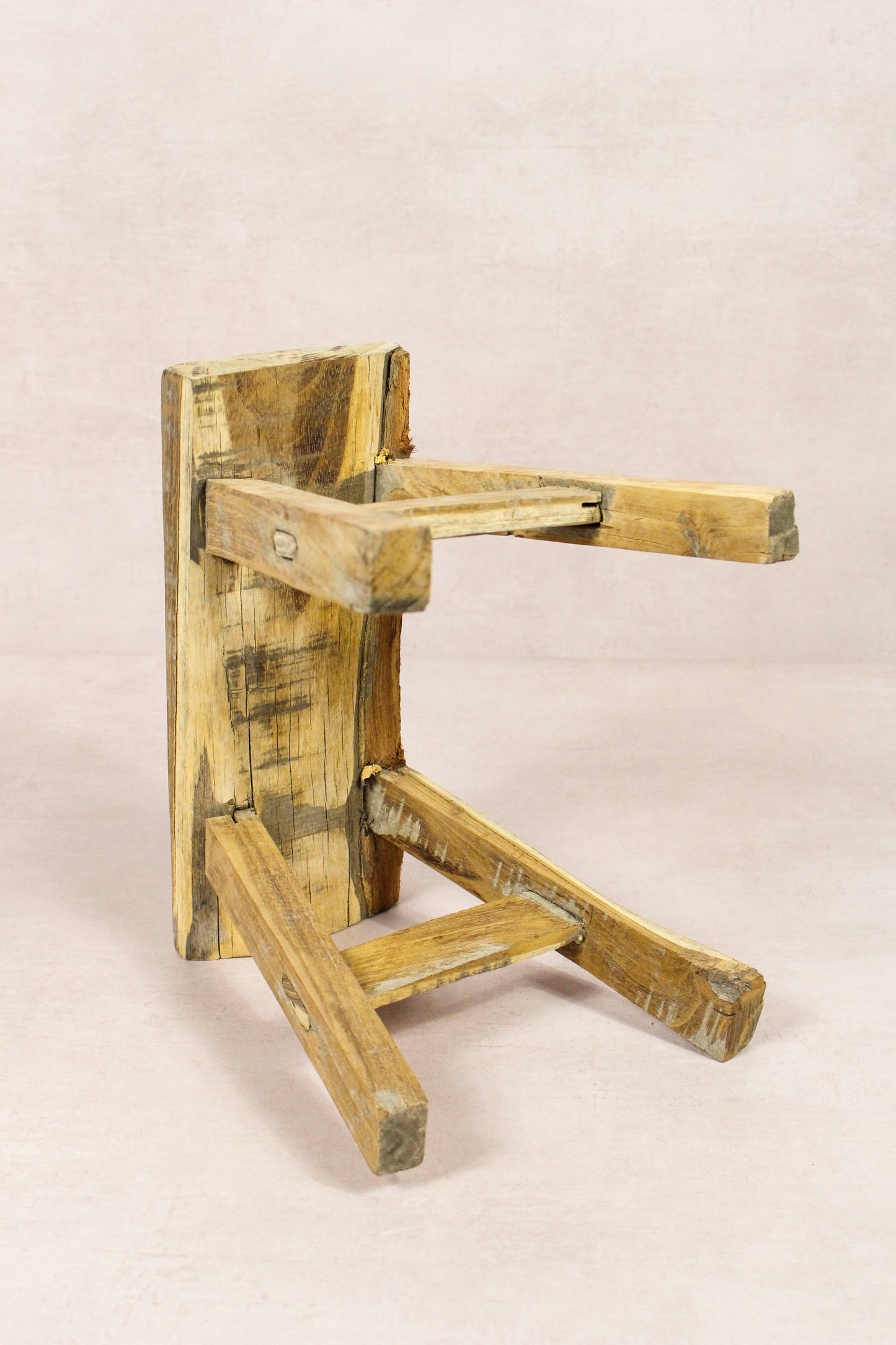Vintage Rustic Stool - Elm wood - Small - 223