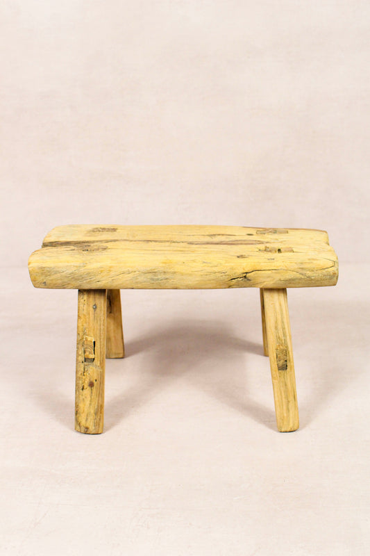 Vintage Rustic Stool - Elm wood - Small - 225
