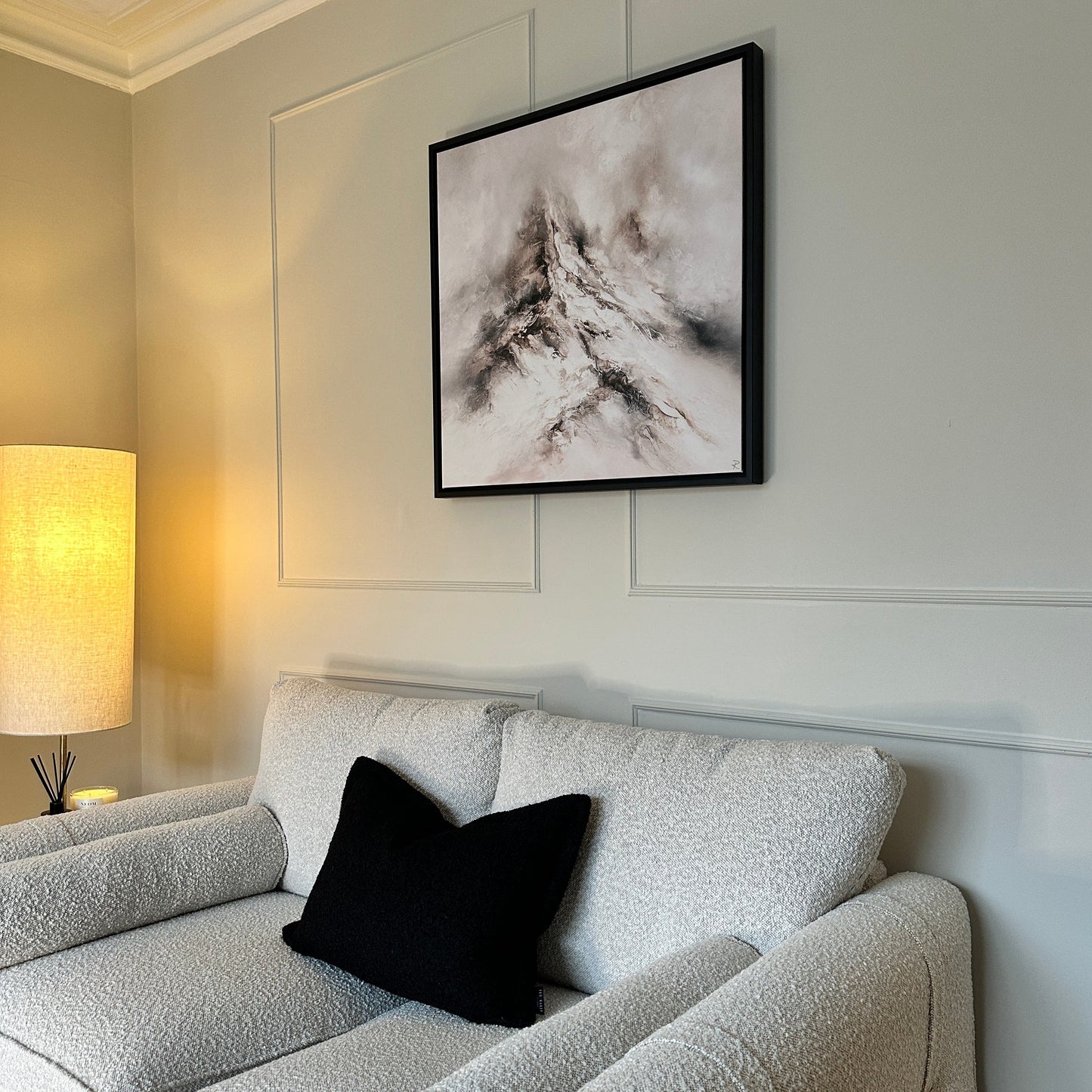 Altitude Square Framed Printed Canvas