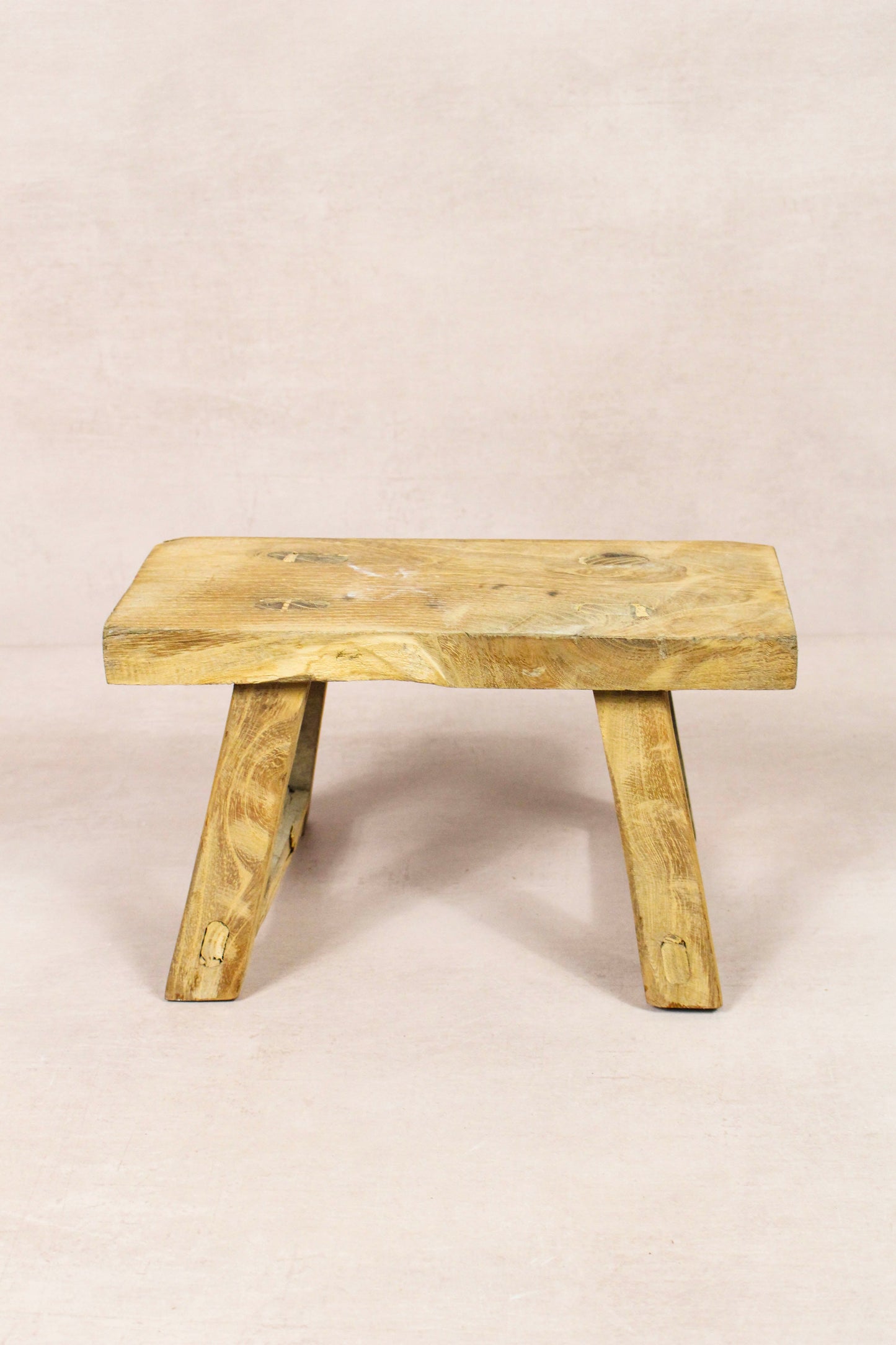 Vintage Rustic Stool - Elm wood - Small - 226