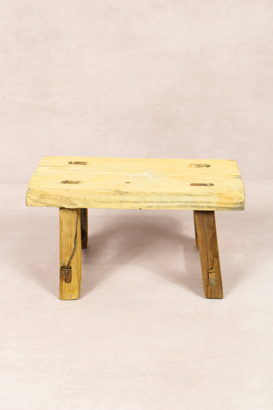 Vintage Rustic Stool - Elm wood - Small - 227