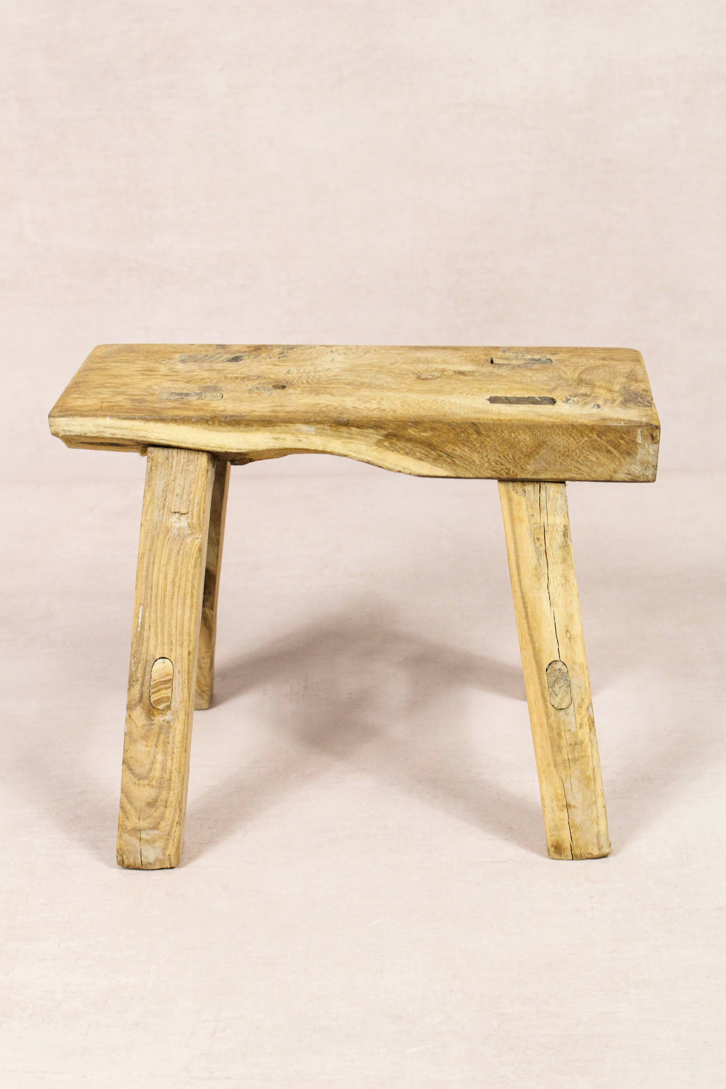 Vintage Rustic Stool - Elm wood - Small - 228