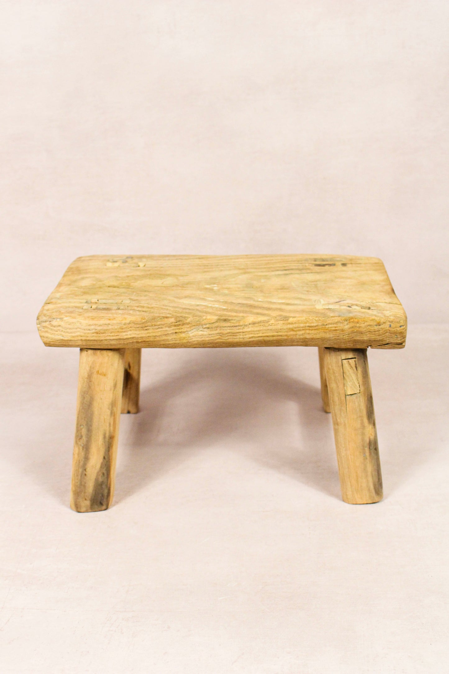 Vintage Rustic Stool - Elm wood - Small - 229