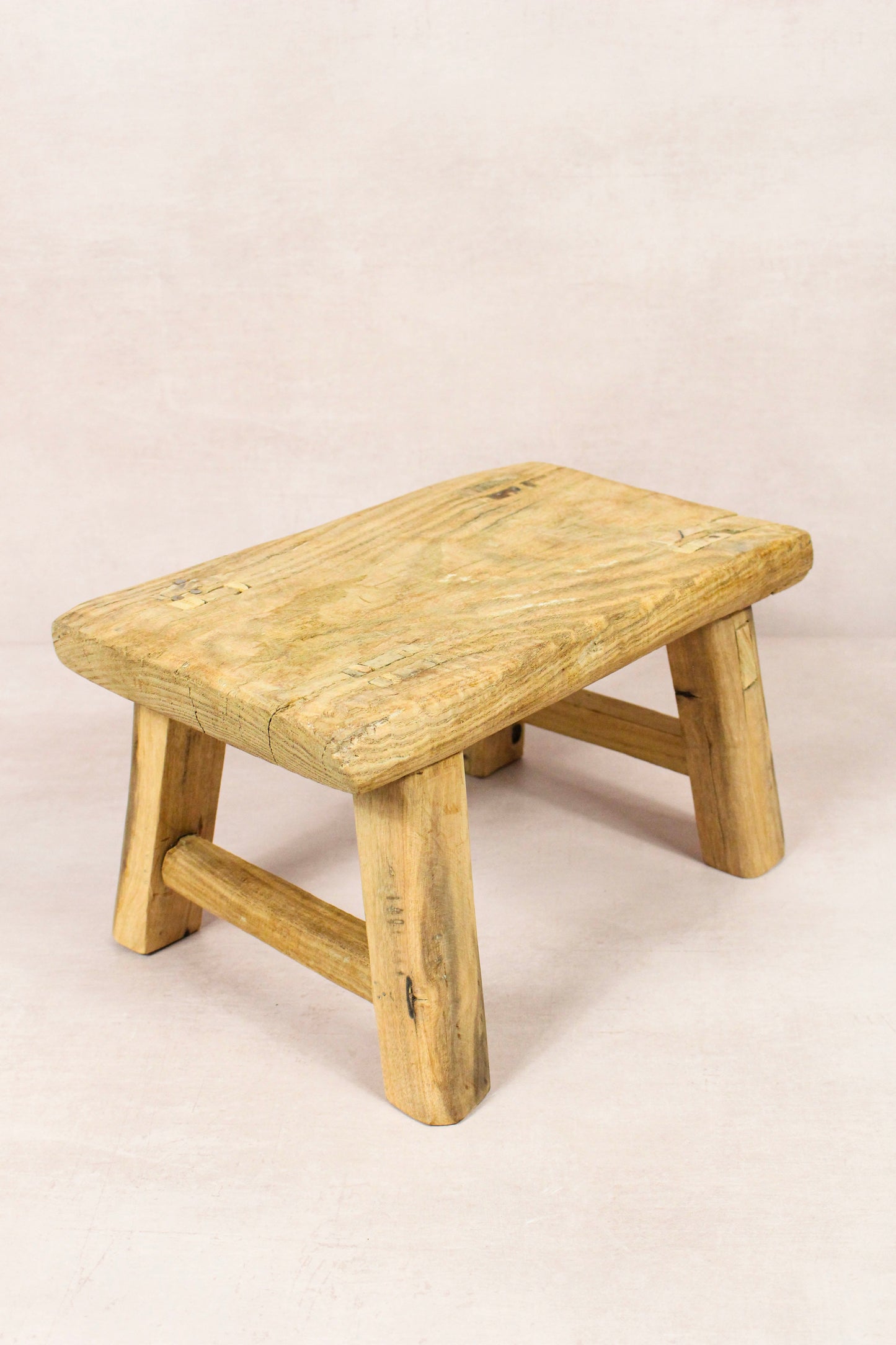 Vintage Rustic Stool - Elm wood - Small - 229