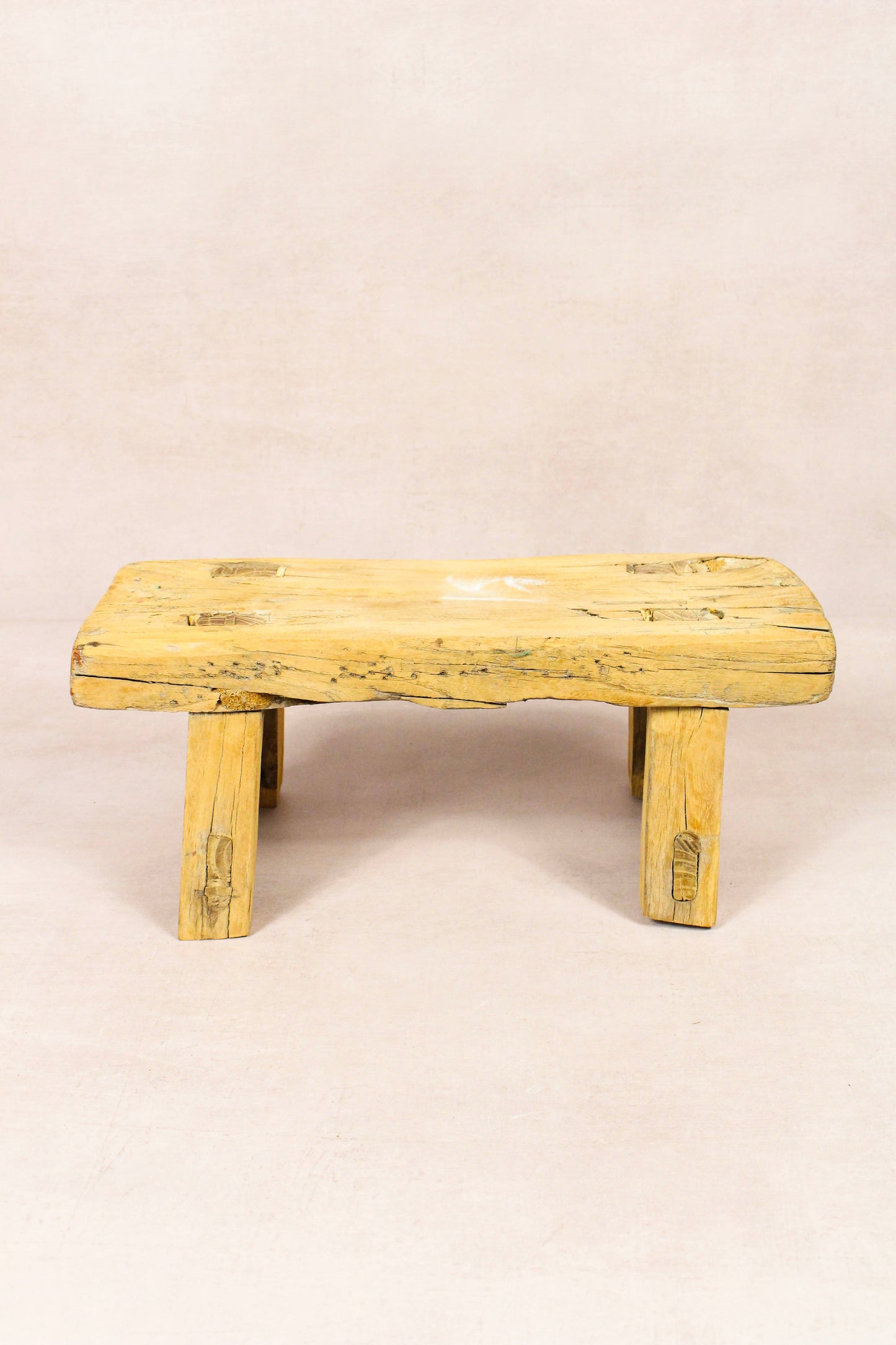 Vintage Rustic Stool - Elm wood - Small - 231
