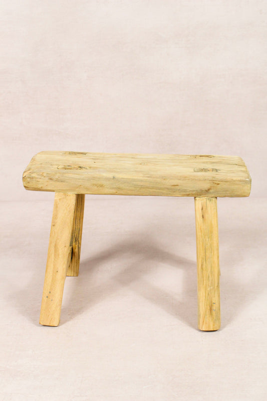 Vintage Rustic Stool - Elm wood - Small - 233