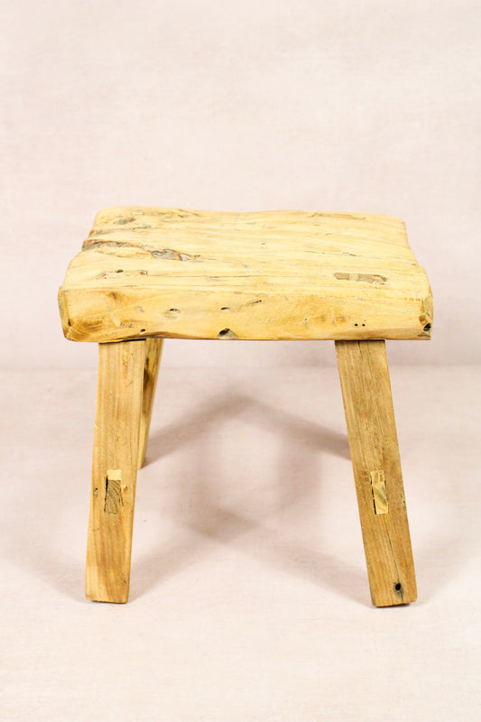 Vintage Rustic Stool - Elm wood - Small - 242