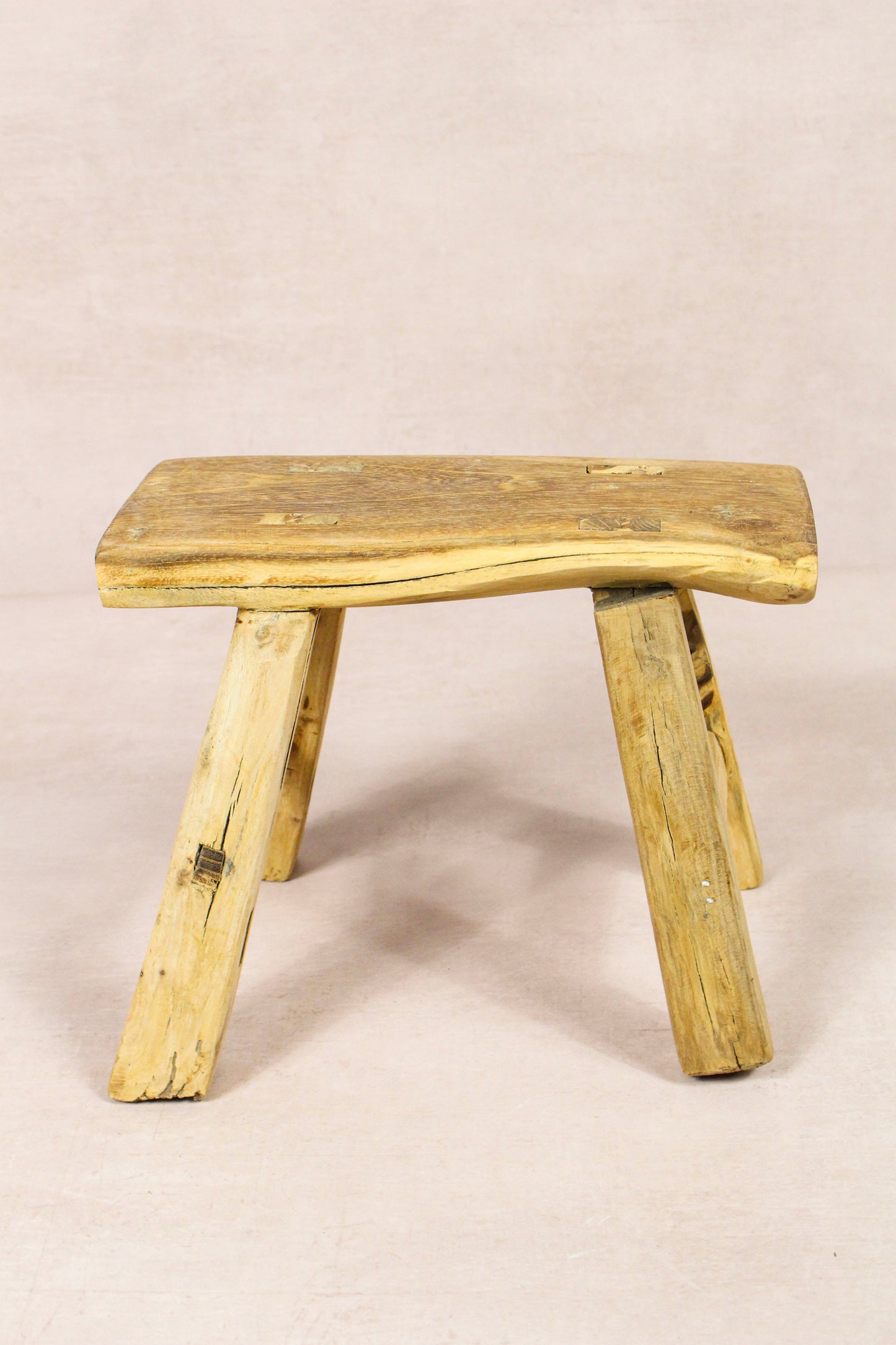 Vintage Rustic Stool - Elm wood - Small - 246