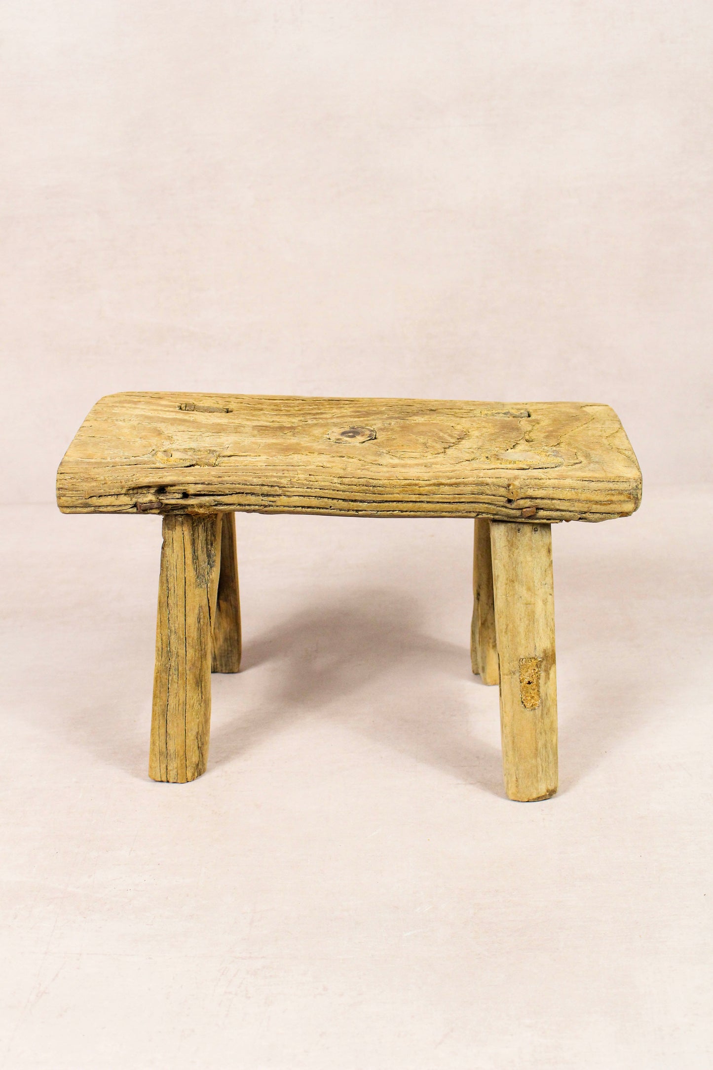 Vintage Rustic Stool - Elm wood - Small - 248