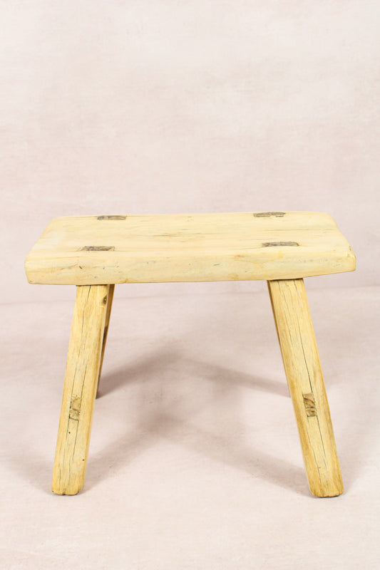 Vintage Rustic Stool - Elm wood - Small - 251