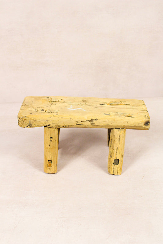 Vintage Rustic Stool - Elm wood - Small - 252