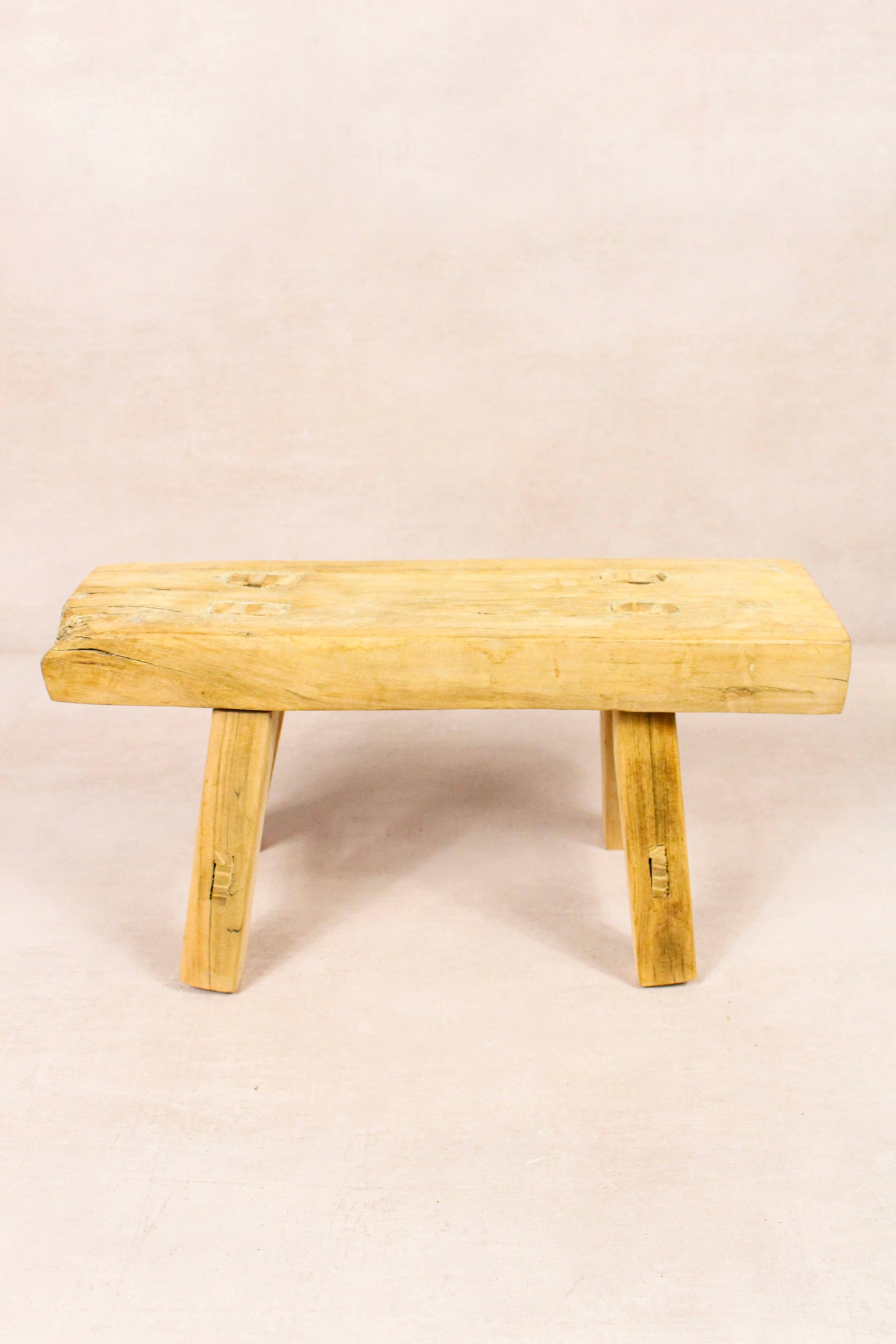 Vintage Rustic Stool - Elm wood - Small - 253