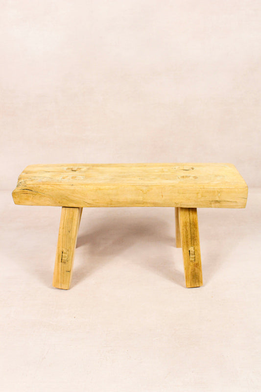 Vintage Rustic Stool - Elm wood - Small - 253
