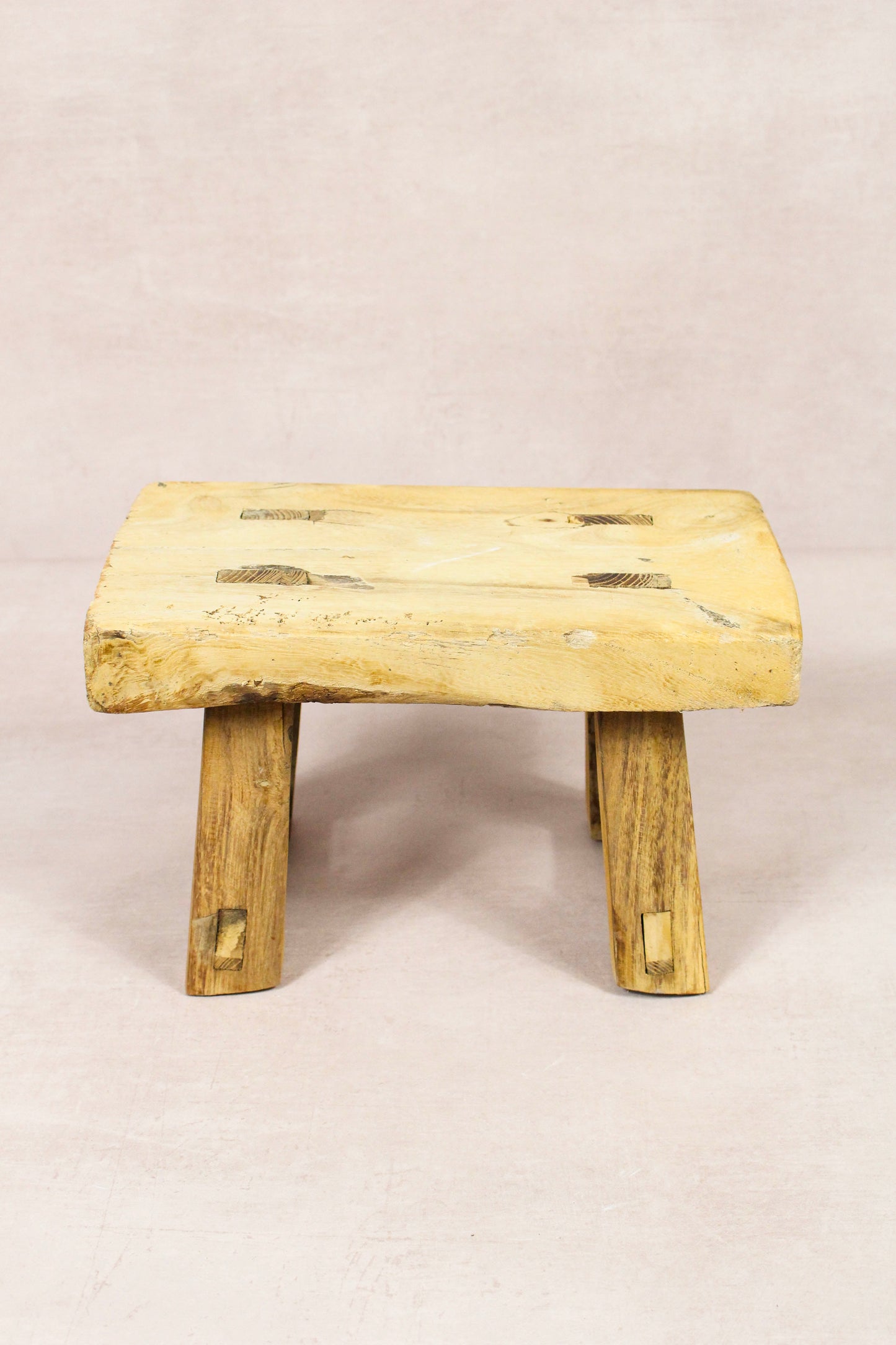 Vintage Rustic Stool - Elm wood - Small - 261