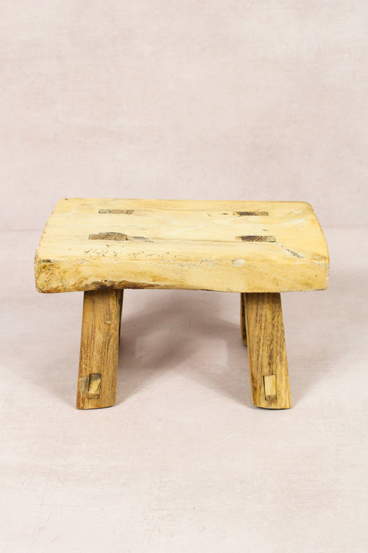 Vintage Rustic Stool - Elm wood - Small - 261