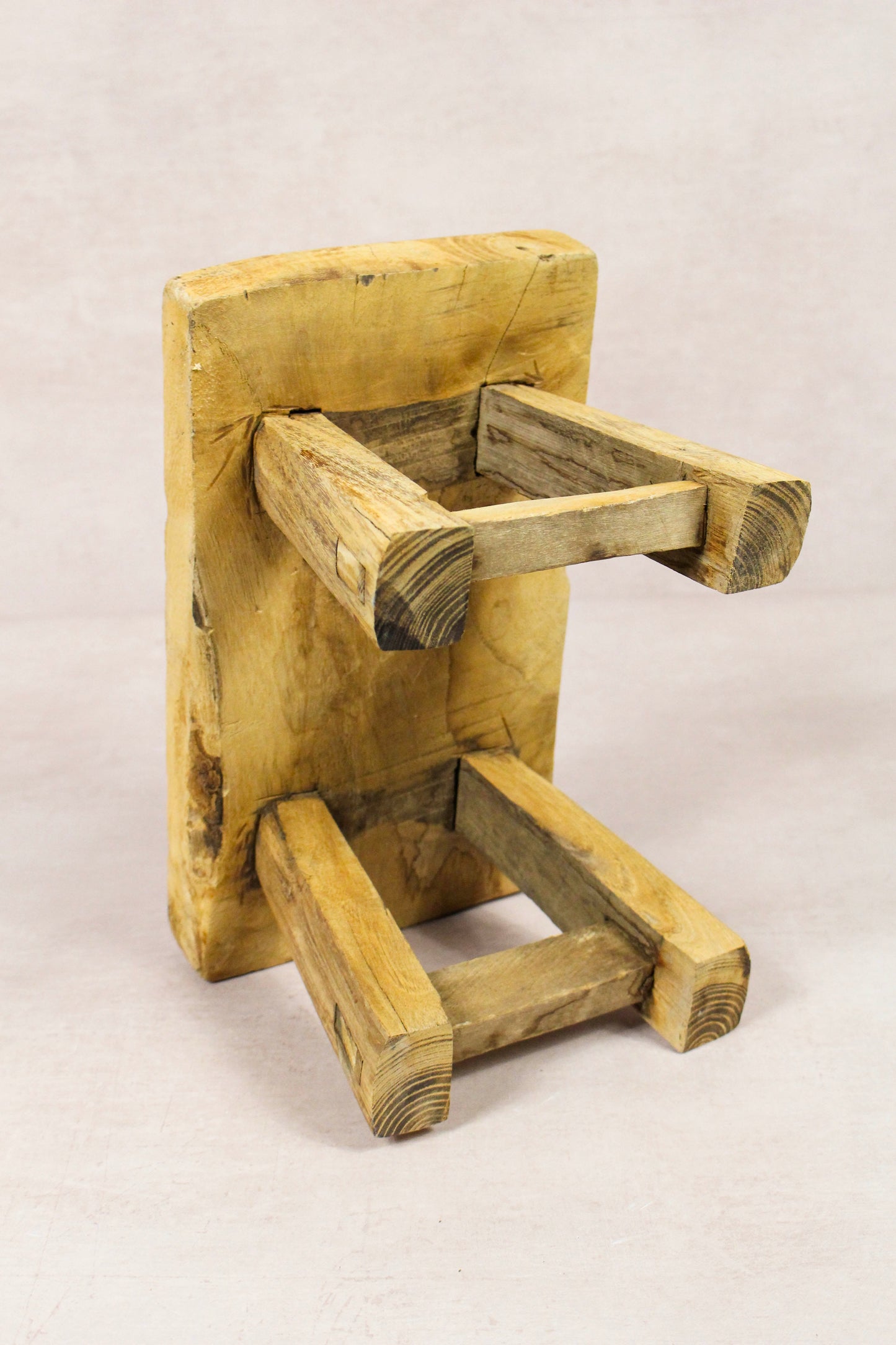 Vintage Rustic Stool - Elm wood - Small - 261