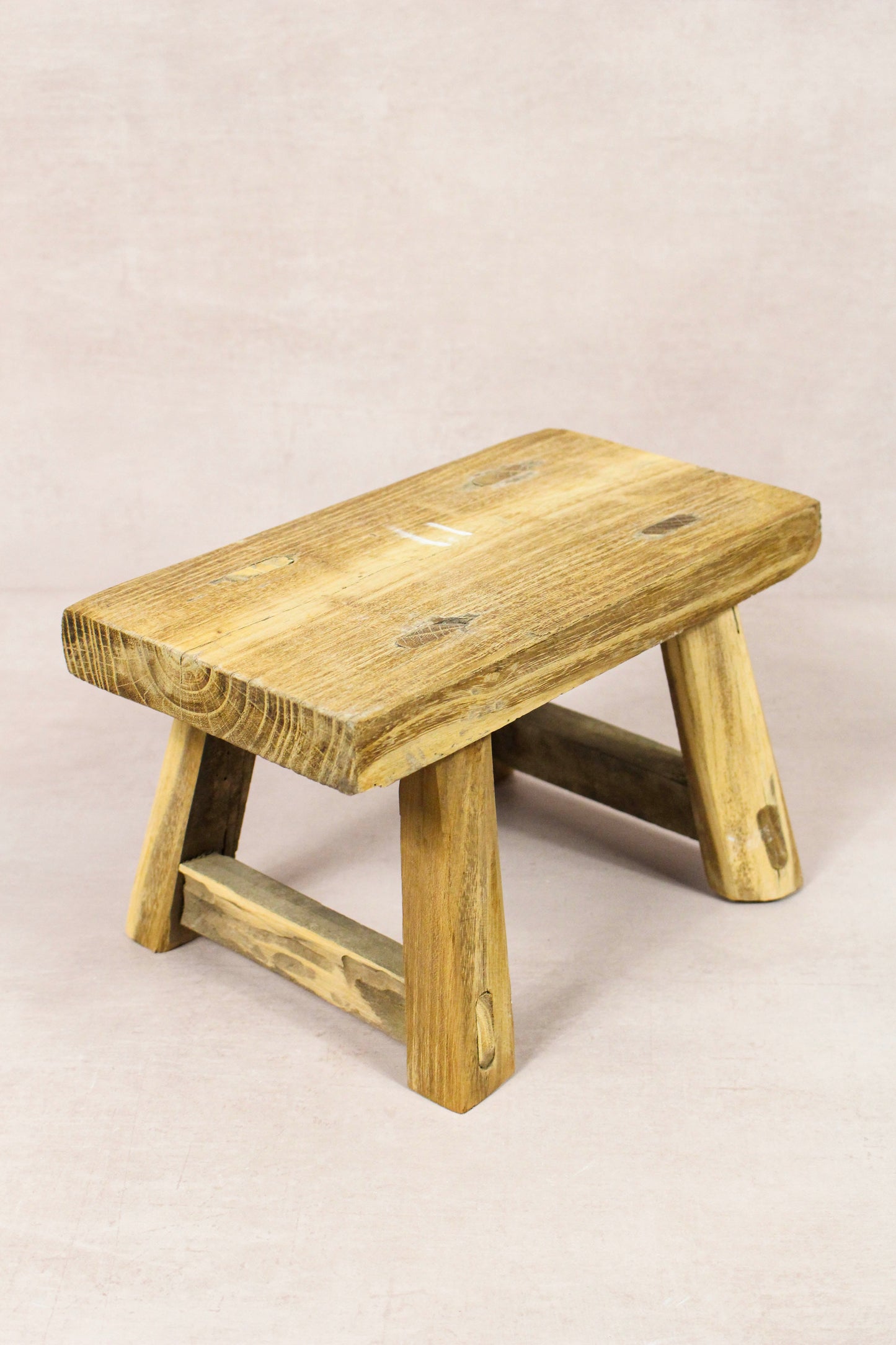 Vintage Rustic Stool - Elm wood - Small - 263