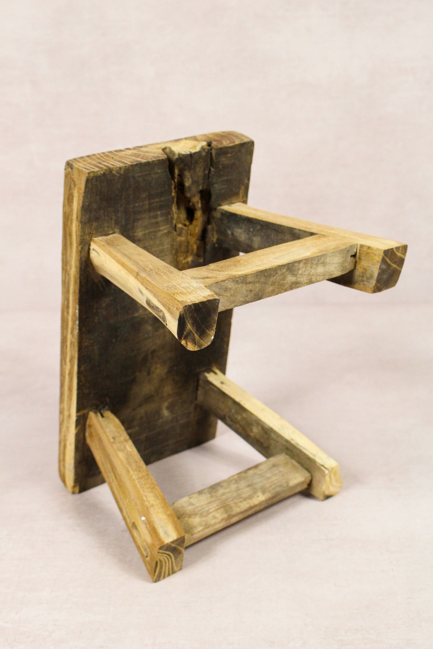 Vintage Rustic Stool - Elm wood - Small - 263