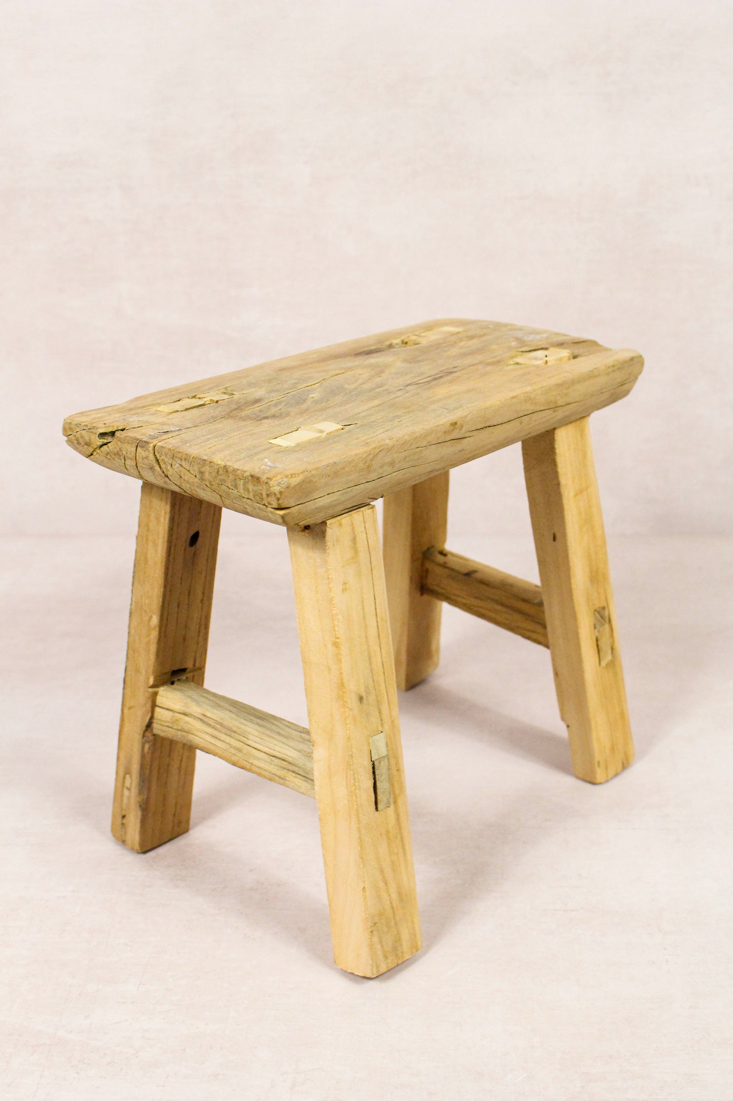 Vintage Rustic Stool - Elm wood - Small - 264