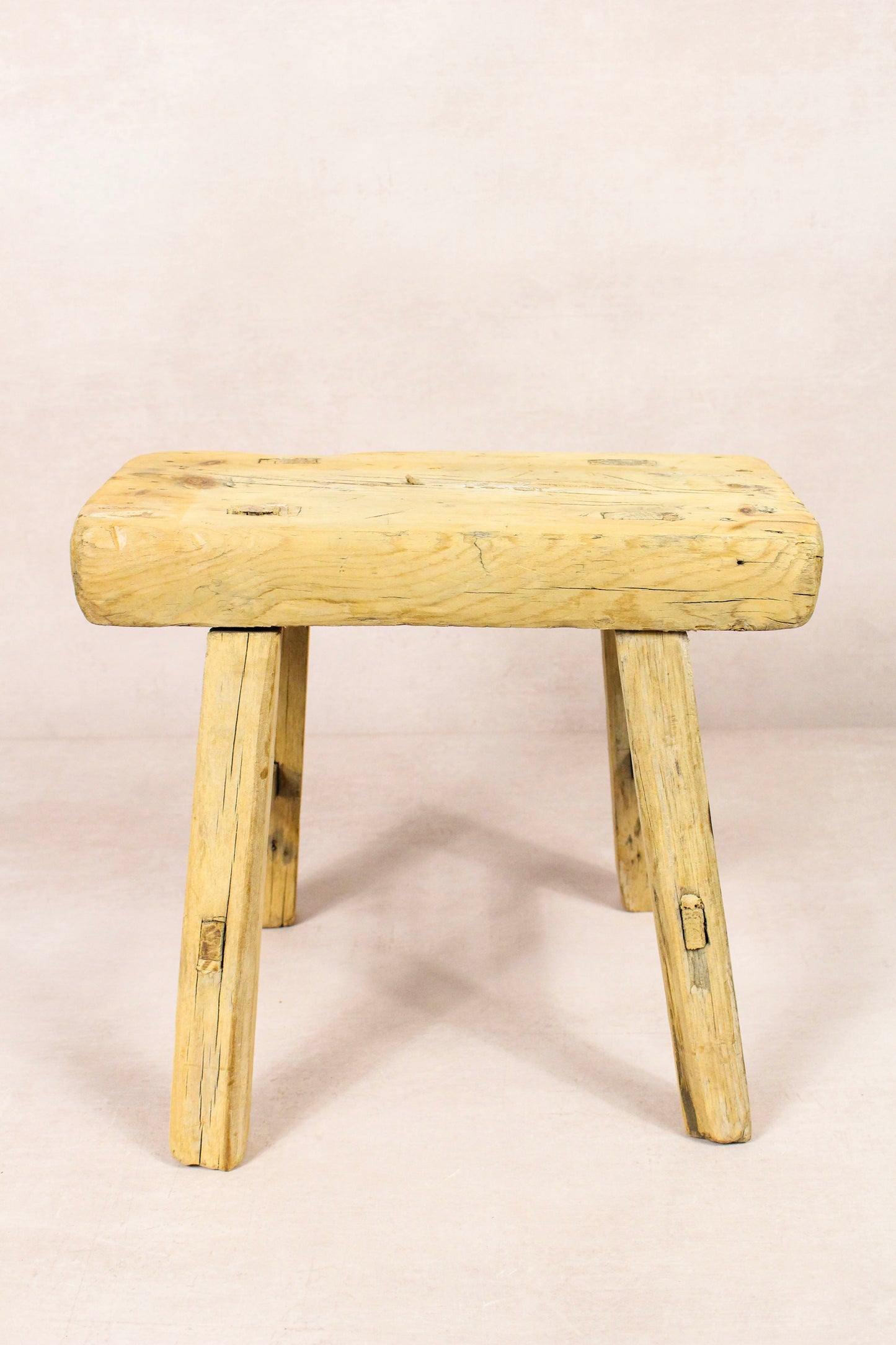 Vintage Rustic Stool - Elm wood - Small - 269