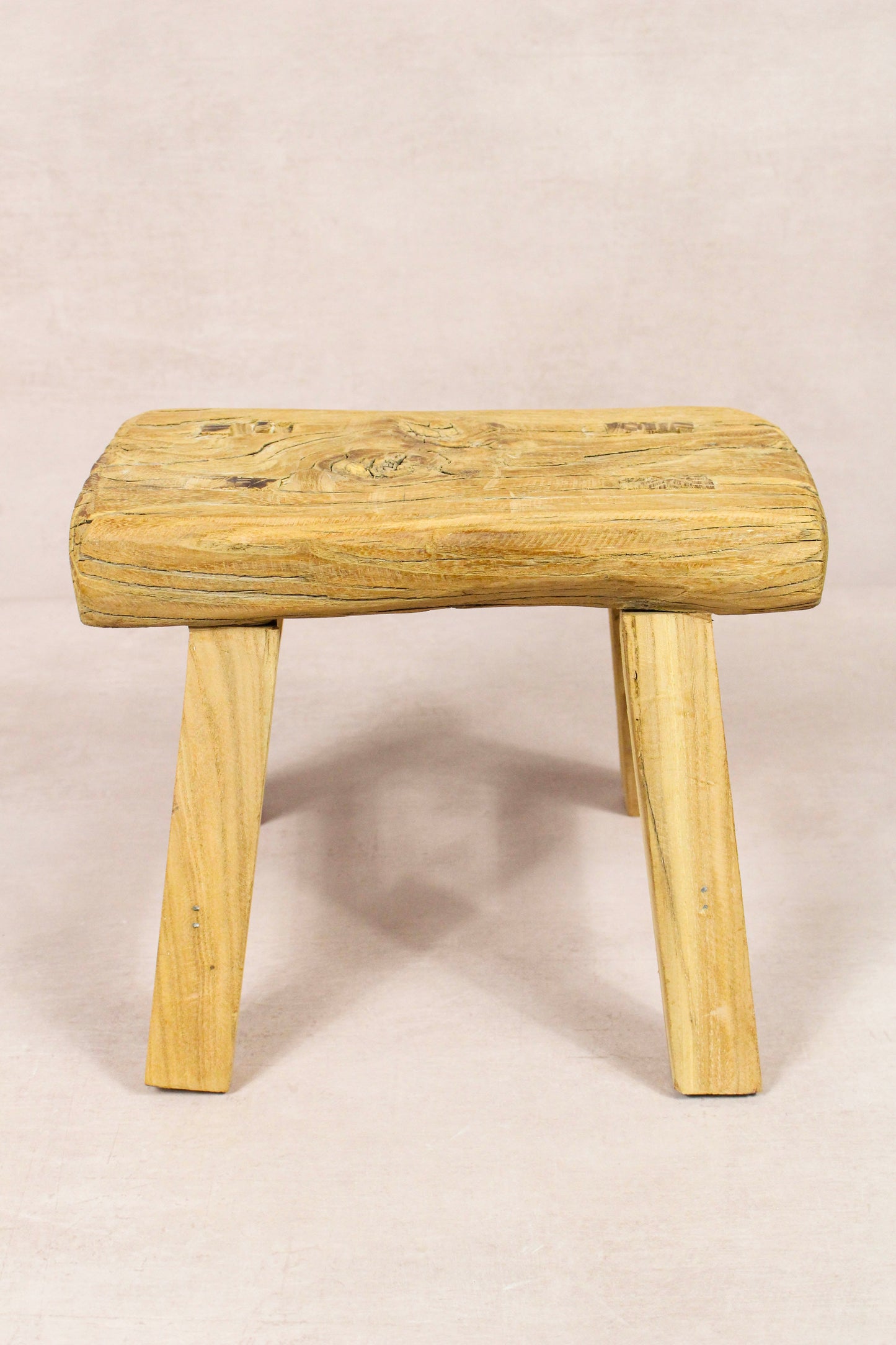Vintage Rustic Stool - Elm wood - Small - 270