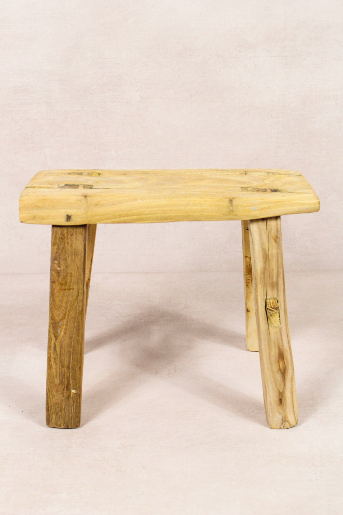 Vintage Rustic Stool - Elm wood - Small - 273