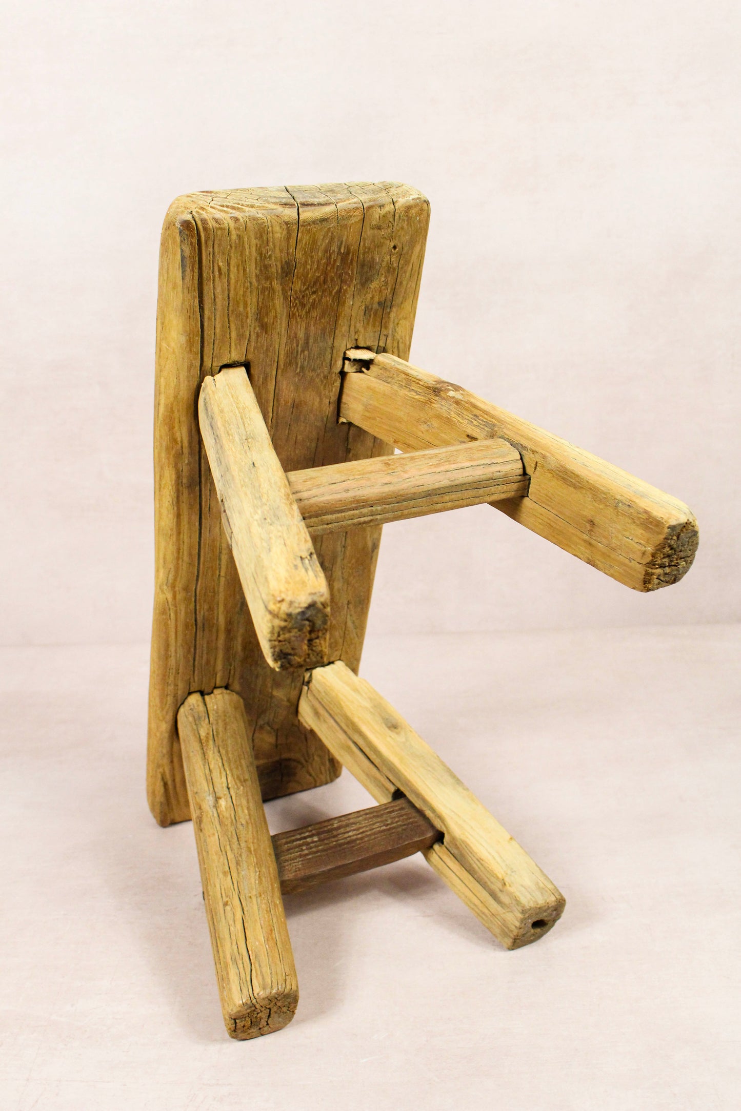 Vintage Rustic Stool - Elm wood - Small - 282