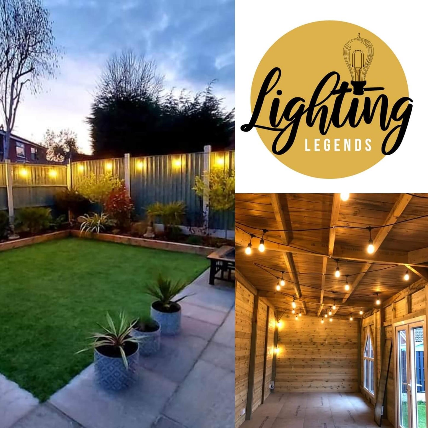 5 Pack Spare 2W Outdoor Elite Festoon Waterproof LED Warm White Bulbs