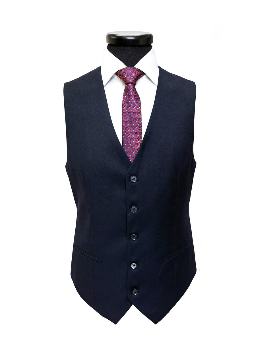 Navy Two Button 3-Piece Suit