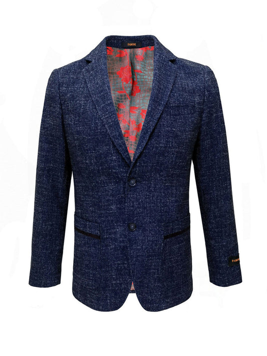 Blue Tweed Blazer