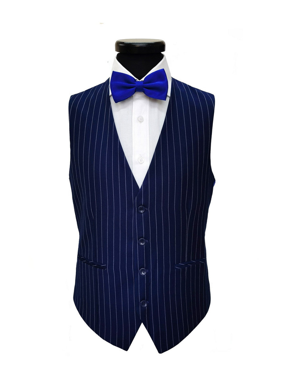 Blue Stripe 2 Button 3-Piece Suit