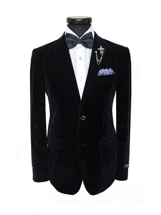 Black Velvet Blazer